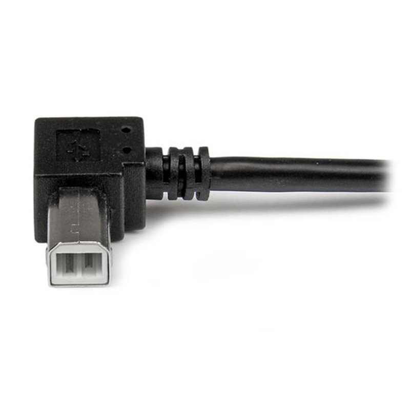 StarTech.com Cable Adaptador USB 2m para Impresora Acodado - 1x USB A Macho - 1x USB B Macho en Ángulo Derecho - Imagen 5