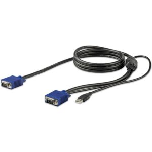 StarTech.com Cable KVM USB de 1,8 m para Consola de Montaje en Armario Rack StarTech.com Cable KVM USB de 1,8 m para Consola de Montaje en Armario Rack