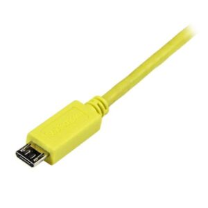 StarTech.com Cable Micro USB Amarillo de 1m StarTech.com Cable Micro USB Amarillo de 1m