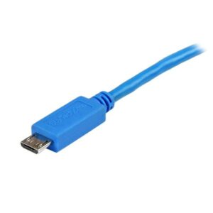 StarTech.com Cable Micro USB Azul de 1m StarTech.com Cable Micro USB Azul de 1m