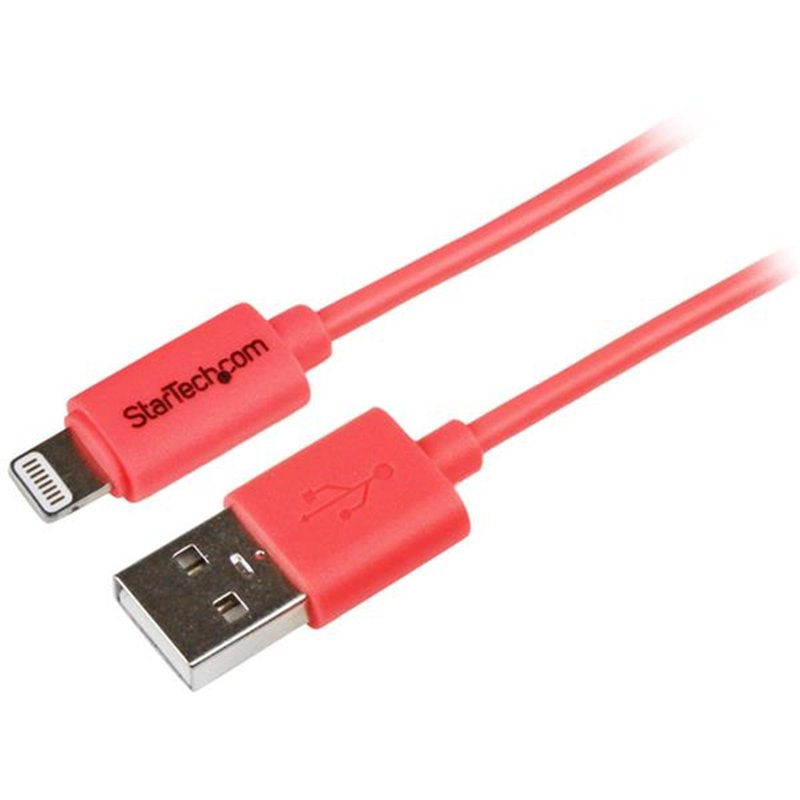 StarTech.com Cable de 1 metro con Conector Lightning de Apple a USB para iPhone / iPod / iPad - Rosa StarTech.com Cable de 1 metro con Conector Lightning de Apple a USB para iPhone / iPod / iPad - Rosa - Imagen 2