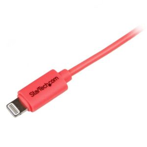 StarTech.com Cable de 1 metro con Conector Lightning de Apple a USB para iPhone / iPod / iPad - Rosa StarTech.com Cable de 1 metro con Conector Lightning de Apple a USB para iPhone / iPod / iPad - Rosa