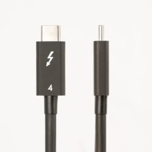 Alternative view of StarTech.com Cable de 1m Thunderbolt 4 - 40Gbps - PD 100W - Vídeo 4K/8K - Cable Thunderbolt 4 con Certificación Intel - Compatible con USB4/Thunderbolt 3/USB 3.2/USB Tipo C/DisplayPort