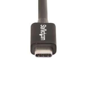 StarTech.com Cable de 1m Thunderbolt 4 - 40Gbps - PD 100W - Vídeo 4K/8K - Cable Thunderbolt 4 con Certificación Intel - Compatible con USB4/Thunderbolt 3/USB 3.2/USB Tipo C/DisplayPort