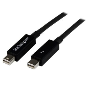 StarTech.com Cable de 50cm Thunderbolt Macho a Macho - Negro