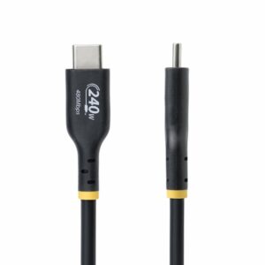 Alternative view of StarTech.com Cable de Carga USB-C de 3m - Cable USB Tipo C - Certificación USB-IF - PD de 240W EPR - Cable USB 2.0 USB-C de Carga para Portátiles - Recubrimiento de TPE - Macho a Macho