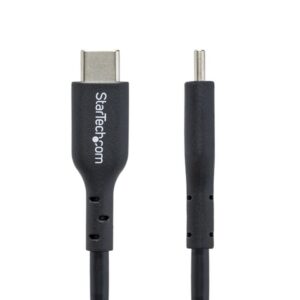StarTech.com Cable de Carga USB-C de 3m - Cable de Carga USB Tipo C para Portátil - Cable USB para Tablet o Móvil - Entrega de Alimentación PD de 60W 3A - Cable de Datos - Macho a Macho