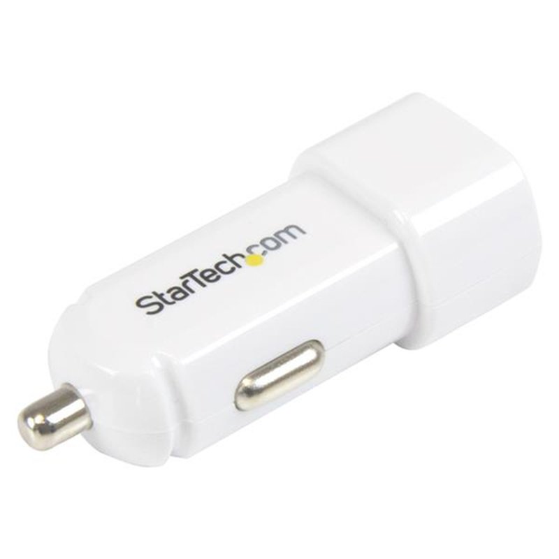 StarTech.com Cargador Blanco USB de 2 Puertos para Coche - de Alto Poder (17W / 3,4A) StarTech.com Cargador Blanco USB de 2 Puertos para Coche - de Alto Poder (17W / 3,4A)