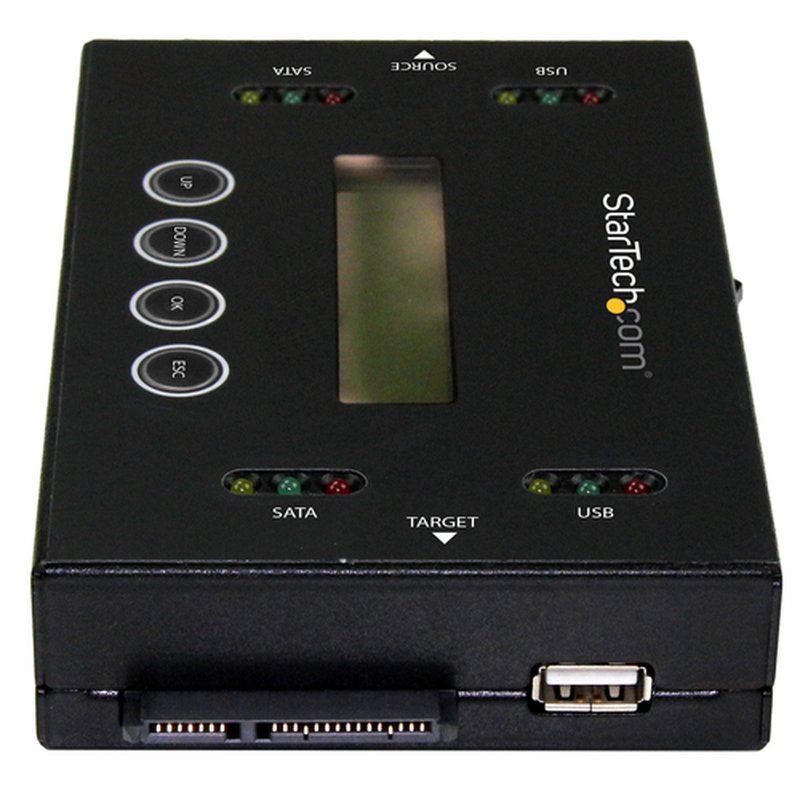 StarTech.com Clonador y Borrador Independiente 1:1 para Memorias USB y Unidades de Disco Duro y SSD SATA - con Pantalla LCD - TAA - Independiente del Sistema Operativo - Imagen 4