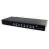 StarTech.com Conmutador Switch KVM 8 Puertos de Vídeo VGA HD15 USB 2.0 USB A y Audio - 1U Rack Estante StarTech.com Conmutador Switch KVM 8 Puertos de Vídeo VGA HD15 USB 2.0 USB A y Audio - 1U Rack Estante