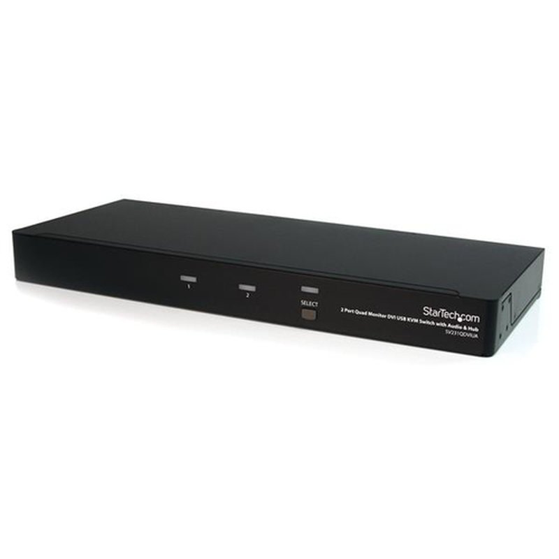 StarTech.com Conmutador Switch KVM de 2 Ordenadores 4 Monitores DVI VGA Audio 4 Puertos USB 2560x1600 StarTech.com Conmutador Switch KVM de 2 Ordenadores 4 Monitores DVI VGA Audio 4 Puertos USB 2560x1600