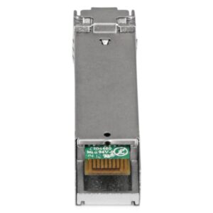 StarTech.com MóduloTransceptor SFP Compatible con el Modelo SFP-1GE-LX de Juniper - 1000BASE-LX - Fibra Monomodo (SMF) de 1 GbE - SFP Ethernet Gigabit 1Gb - LC - 10km - 1310 nm - DDM StarTech.com MóduloTransceptor SFP Compatible con el Modelo SFP-1GE-LX de Juniper - 1000BASE-LX - Fibra Monomodo (SMF) de 1 GbE - SFP Ethernet Gigabit 1Gb - LC - 10km - 1310 nm - DDM