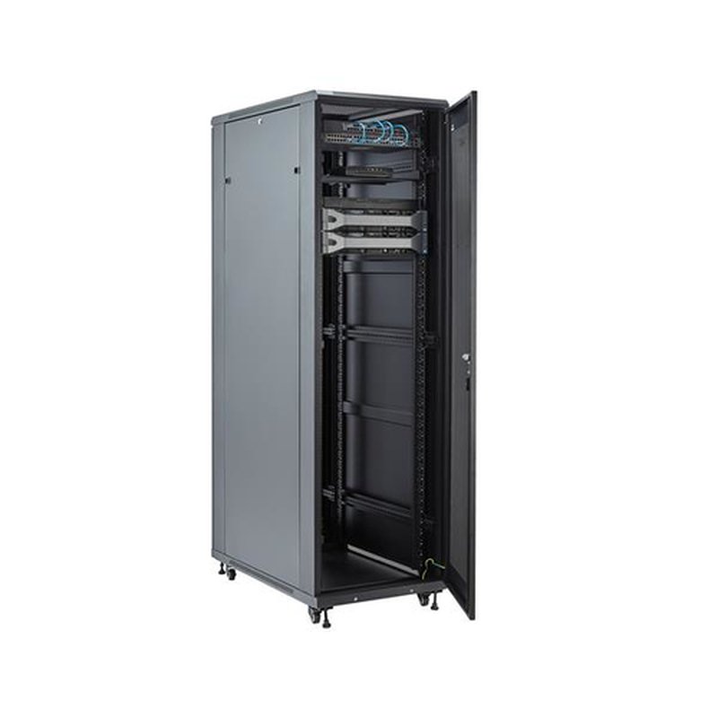 StarTech.com RK4236BKB armario rack 42U Rack o bastidor independiente Negro - Imagen 3