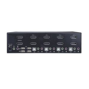 StarTech.com Switch Conmutador KVM de 4 Puertos Dobles DisplayPort de 4K 60Hz - KVM de 4 Puertos Duales DP