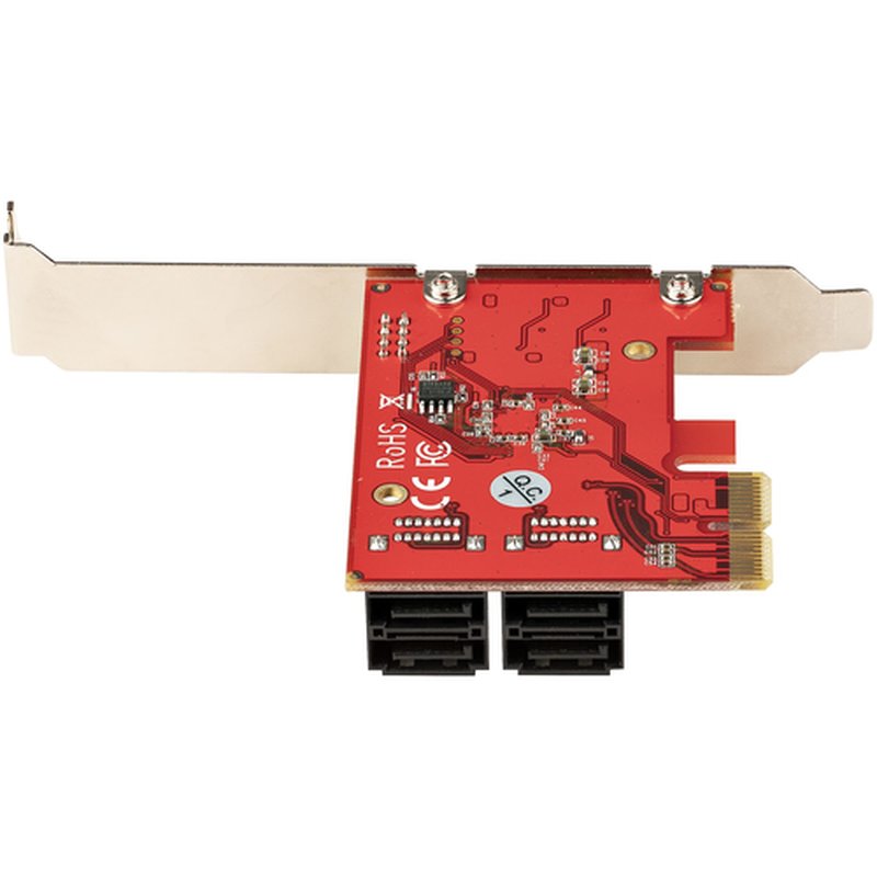 StarTech.com Tarjeta PCIe Controladora SATA de 4 Puertos - Tarjeta de Expansión PCI Express SATA - 6Gbps - Perfil Bajo/Completo - Conectores SATA Apilados - ASM1164 sin RAID StarTech.com Tarjeta PCIe Controladora SATA de 4 Puertos - Tarjeta de Expansión PCI Express SATA - 6Gbps - Perfil Bajo/Completo - Conectores SATA Apilados - ASM1164 sin RAID - Imagen 5
