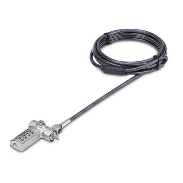 StarTech.com UNIVCS-LAPTOP-LOCK cable antirrobo Negro, Plata 2 m