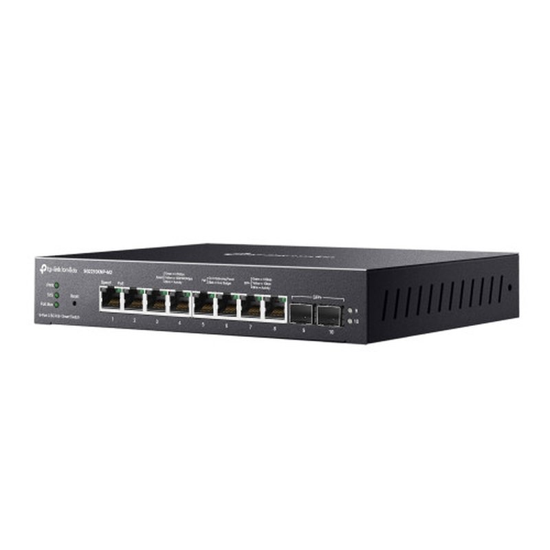 TP-Link Omada SG2210XMP-M2 switch Gestionado L2/L2+ 2.5G Ethernet (100/1000/2500) Energía sobre Ethernet (PoE) Negro - Imagen 2