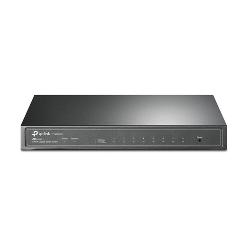 TP-Link T1500G-8T switch Gestionado L2/L3/L4 Gigabit Ethernet (10/100/1000) Energía sobre Ethernet (PoE) Negro TP-Link T1500G-8T switch Gestionado L2/L3/L4 Gigabit Ethernet (10/100/1000) Energía sobre Ethernet (PoE) Negro