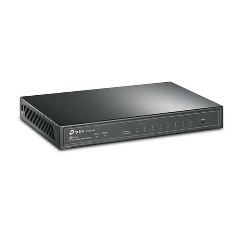 TP-Link T1500G-8T switch Gestionado L2/L3/L4 Gigabit Ethernet (10/100/1000) Energía sobre Ethernet (PoE) Negro TP-Link T1500G-8T switch Gestionado L2/L3/L4 Gigabit Ethernet (10/100/1000) Energía sobre Ethernet (PoE) Negro - Imagen 2