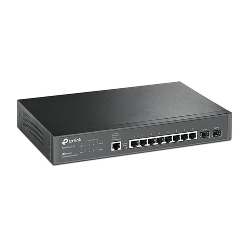 TP-Link T2500G-10TS switch Gestionado L2/L3/L4 Gigabit Ethernet (10/100/1000) 1U Negro - Imagen 2