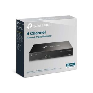 TP-Link VIGI NVR1004H Grabadore de vídeo en red (NVR) Negro TP-Link VIGI NVR1004H Grabadore de vídeo en red (NVR) Negro