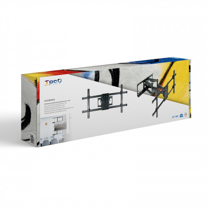 TooQ LP3790TN-B soporte para TV 2,29 m (90") Negro TooQ LP3790TN-B soporte para TV 2,29 m (90") Negro - Imagen 14