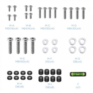 TooQ LP4390F-B soporte para TV 2,29 m (90") Negro