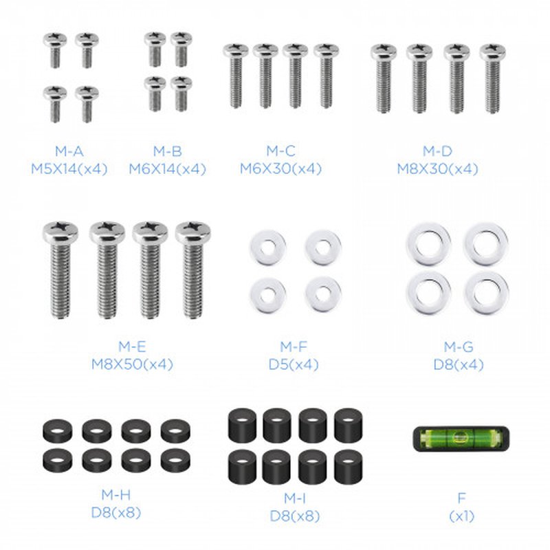 TooQ LP4390F-B soporte para TV 2,29 m (90") Negro - Imagen 4