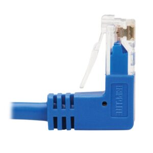 Tripp Lite N204-S15-BL-UD Cable Ethernet (UTP) Patch Delgado Moldeado Cat6 Gigabit en Ángulo hacia Arriba / Abajo (RJ45 en Ángulo hacia Arriba M a RJ45 en Ángulo hacia Abajo M), Azul, 4.57 m [15 pies]
