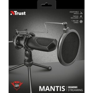 Trust GXT 232 Mantis Negro Micrófono para PC