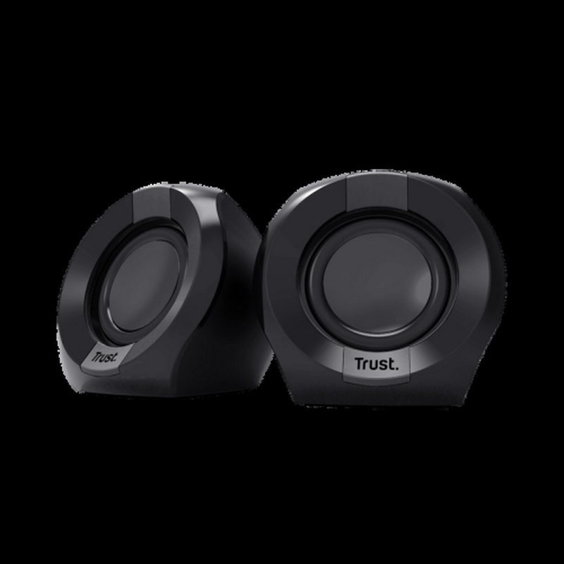 Trust Polo conjunto de altavoces 4 W Universal Negro 2.0 canales De 1 vía Trust Polo conjunto de altavoces 4 W Universal Negro 2.0 canales De 1 vía