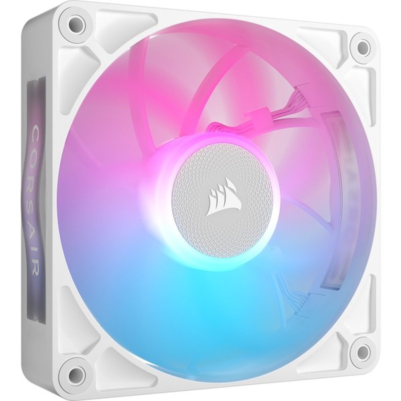 VENTILADOR CAJA CORSAIR RX RGB MAX Series, iCUE LINK RX120 RGB MAX White, 120mm RGB Fan, Triple Fan Kit CO-9051038-WW - Imagen 3
