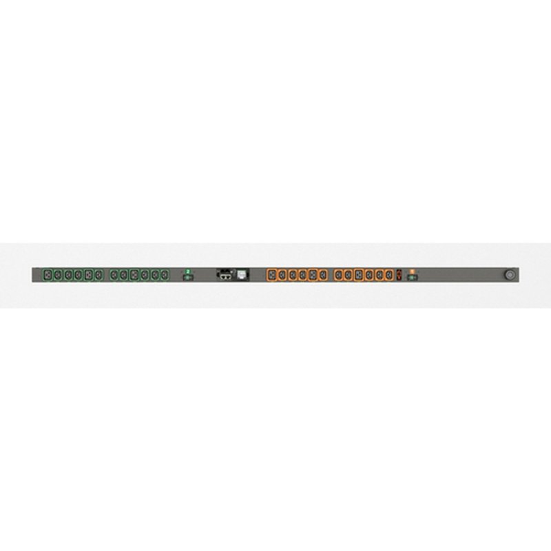 Vertiv Geist MGU5MGB1-24PH63-3PS6B2A10-S unidad de distribución de energía (PDU) 24 salidas AC 0U Negro