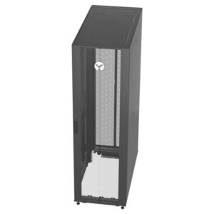 Alternative view of Vertiv VR3300 armario rack 42U Rack o bastidor independiente Negro, Transparente