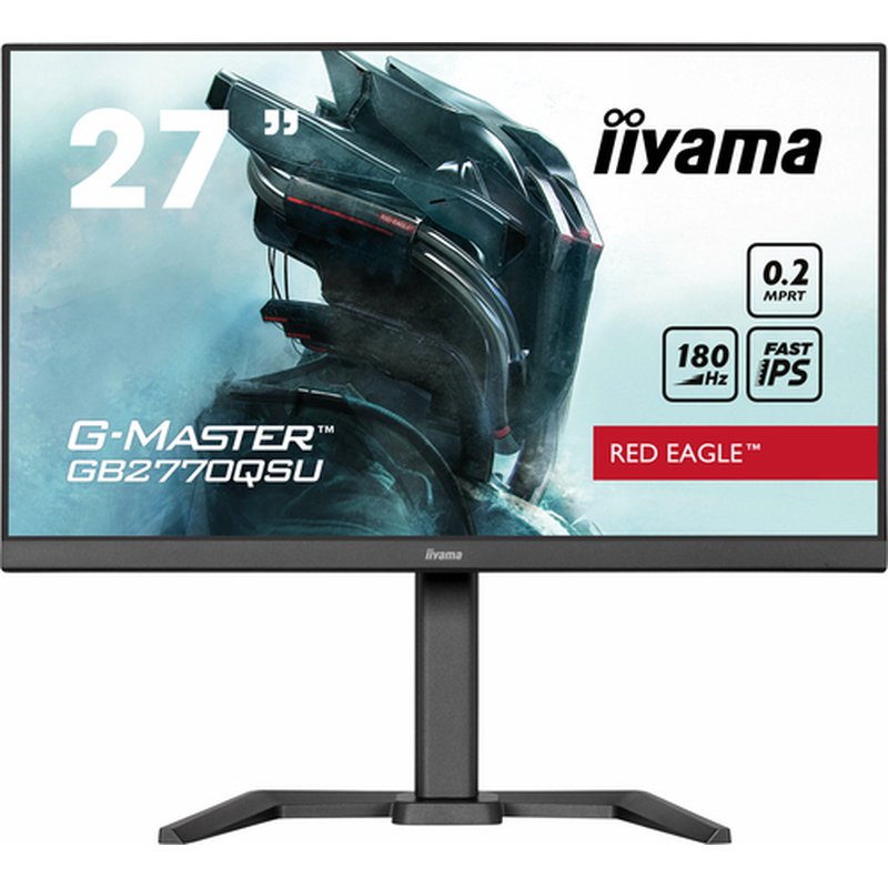 iiyama G-MASTER GB2770QSU-B6 pantalla para PC 68,6 cm (27") 2560 x 1440 Pixeles 2K Ultra HD Negro