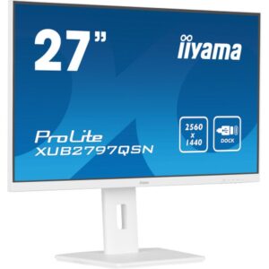 iiyama G-MASTER XUB2797QSN-W2 pantalla para PC 68,6 cm (27") 2560 x 1440 Pixeles 4K Ultra HD LED Blanco