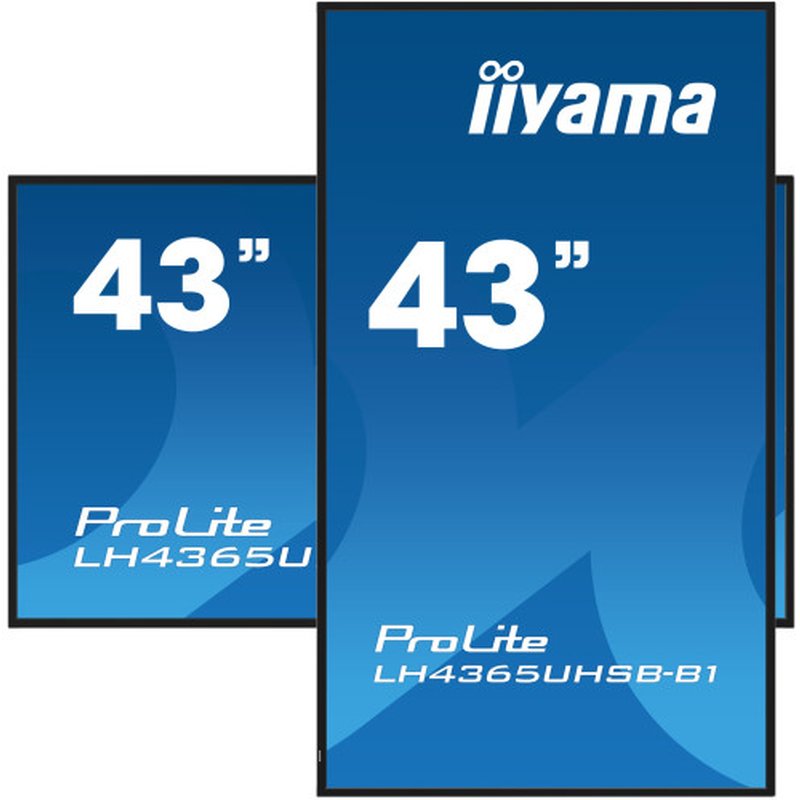 iiyama LH4365UHSB-B1 pantalla de señalización Diseño de quiosco 108 cm (42.5") LED Wifi 800 cd / m² 4K Ultra HD Negro Procesador incorporado Android 11 24/7 iiyama LH4365UHSB-B1 pantalla de señalización Diseño de quiosco 108 cm (42.5") LED Wifi 800 cd / m² 4K Ultra HD Negro Procesador incorporado Android 11 24/7 - Imagen 4