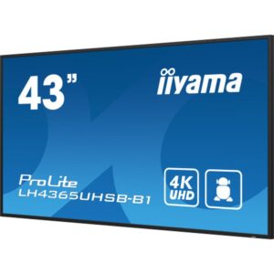iiyama LH4365UHSB-B1 pantalla de señalización Diseño de quiosco 108 cm (42.5") LED Wifi 800 cd / m² 4K Ultra HD Negro Procesador incorporado Android 11 24/7 iiyama LH4365UHSB-B1 pantalla de señalización Diseño de quiosco 108 cm (42.5") LED Wifi 800 cd / m² 4K Ultra HD Negro Procesador incorporado Android 11 24/7