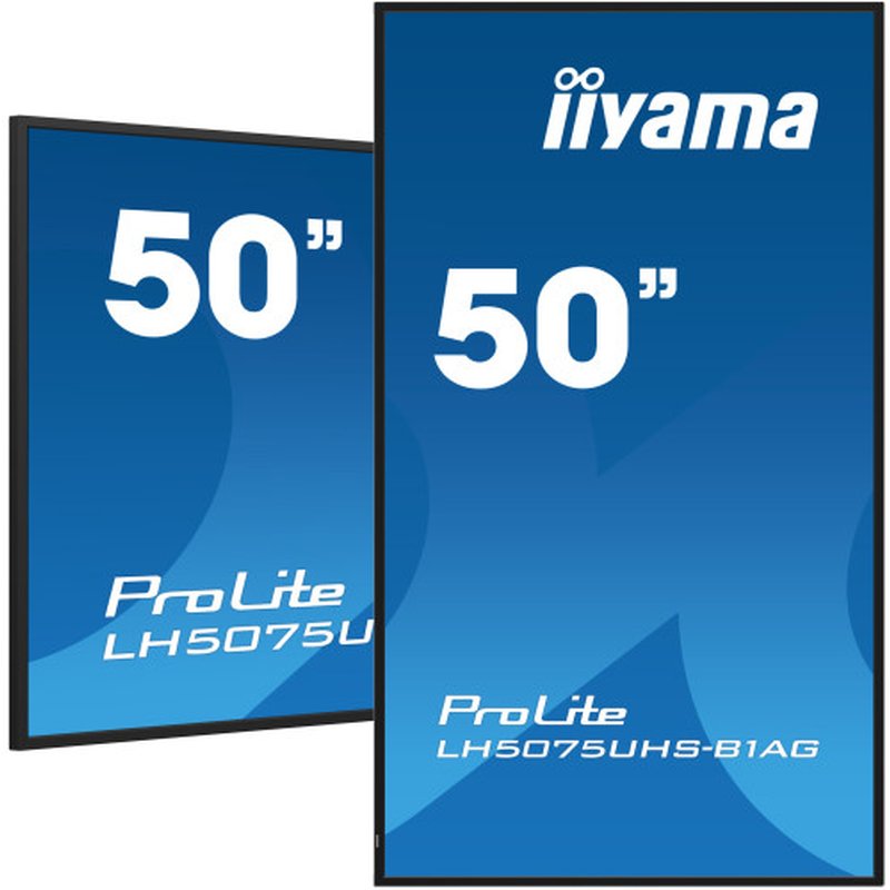 iiyama LH5075UHS-B1AG pantalla de señalización Pantalla plana para señalización digital 125,7 cm (49.5") LCD Wifi 500 cd / m² 4K Ultra HD Negro Procesador incorporado Android 11 24/7 - Imagen 13