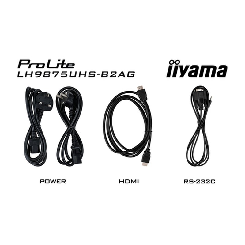 iiyama LH9875UHS-B2AG pantalla de señalización Pantalla plana para señalización digital 2,48 m (97.5") LED Wifi 500 cd / m² 4K Ultra HD Negro Procesador incorporado Android 11 24/7 - Imagen 17
