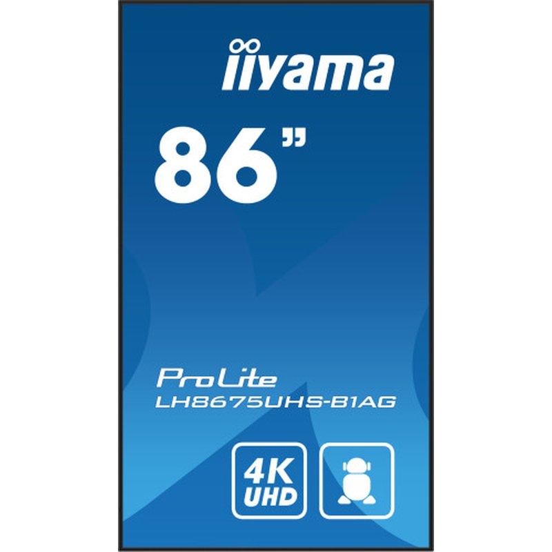 iiyama ProLite Pantalla plana para señalización digital 2,17 m (85.6") LCD Wifi 500 cd / m² 4K Ultra HD Negro Procesador incorporado Android 11 24/7 - Imagen 3