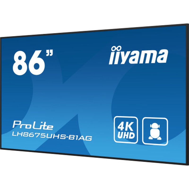 iiyama ProLite Pantalla plana para señalización digital 2,17 m (85.6") LCD Wifi 500 cd / m² 4K Ultra HD Negro Procesador incorporado Android 11 24/7 - Imagen 8