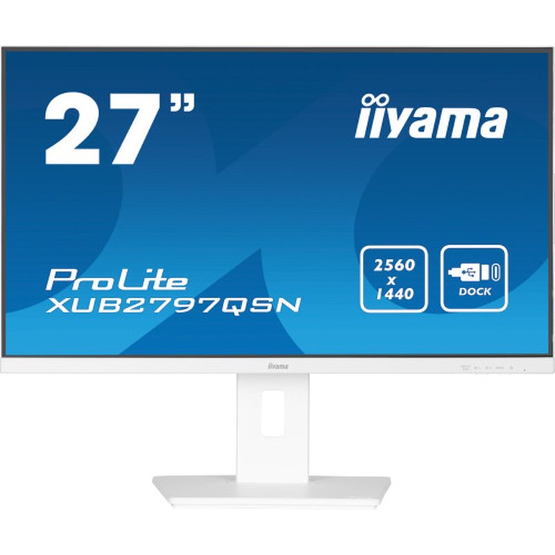 iiyama ProLite XUB2797QSN-B2 pantalla para PC 68,6 cm (27") 2560 x 1440 Pixeles 2K Ultra HD LED Negro