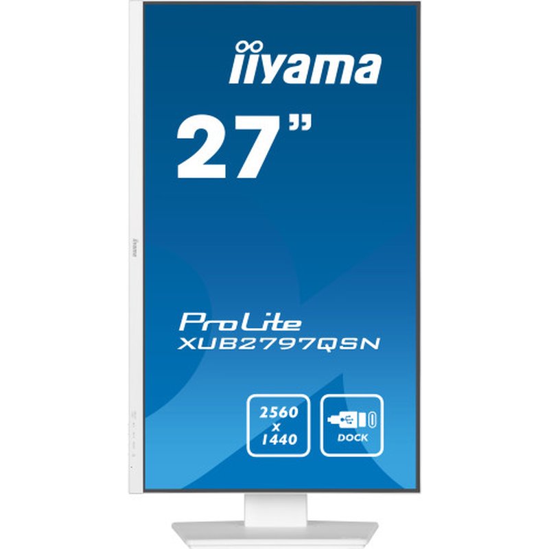iiyama ProLite XUB2797QSN-B2 pantalla para PC 68,6 cm (27") 2560 x 1440 Pixeles 2K Ultra HD LED Negro - Imagen 2