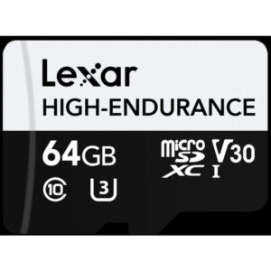 Lexar High-Endurance 64 GB MicroSDXC UHS-I Clase 10
