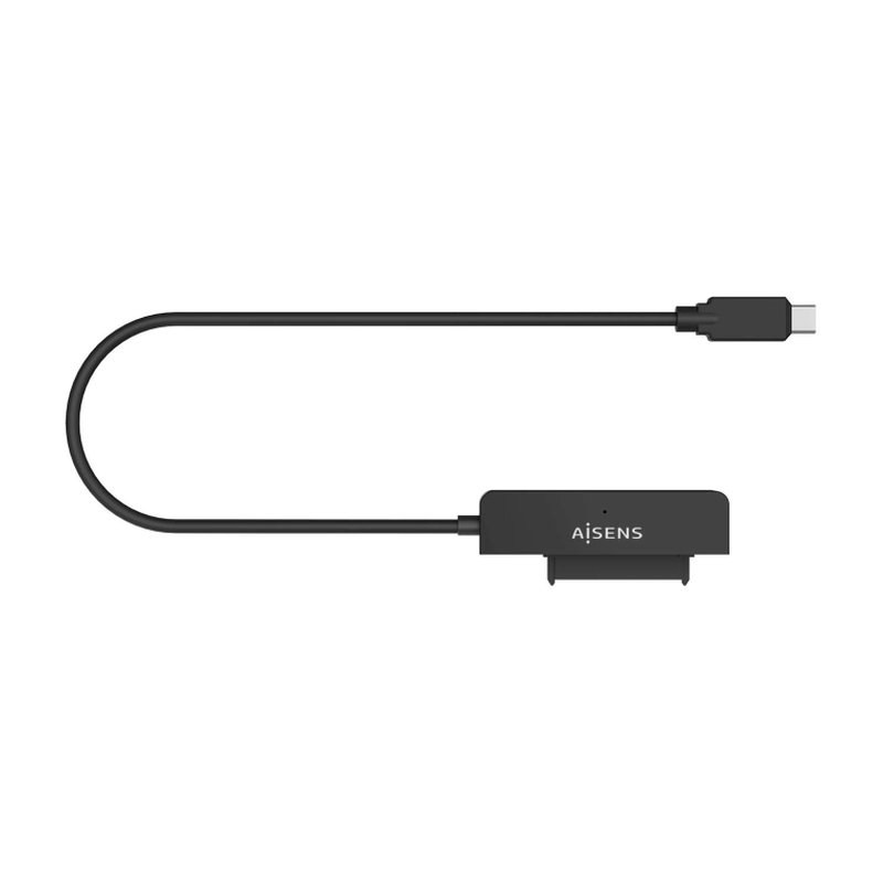 AISENS Adaptador SATA a USB-C USB3.0/USB3.1 Gen1 para Discos Duros 2.5″, Negro AISENS Adaptador SATA a USB-C USB3.0/USB3.1 Gen1 para Discos Duros 2.5″, Negro