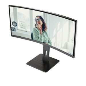AOC CU34P3CV pantalla para PC 86,4 cm (34") 3440 x 1440 Pixeles UltraWide Quad HD LED Negro