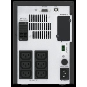 Alternative view of APC Easy UPS SMV Línea interactiva 1,5 kVA 1050 W 6 salidas AC