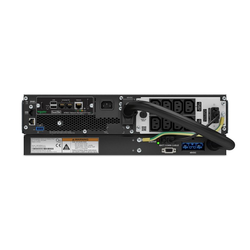 APC SRTL1000RMXLI-NC sistema de alimentación ininterrumpida (UPS) Doble conversión (en línea) 1 kVA 900 W 8 salidas AC - Imagen 2