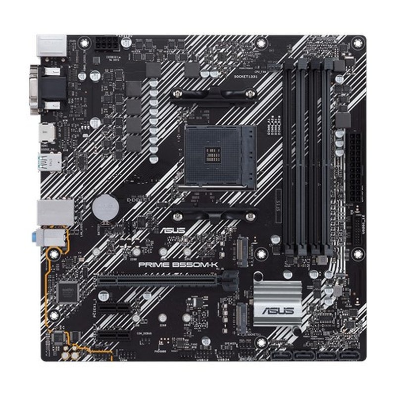ASUS PRIME B550M-K AMD B550 Zócalo AM4 micro ATX ASUS PRIME B550M-K AMD B550 Zócalo AM4 micro ATX